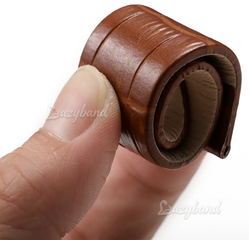 12mm 14mm 16mm 18mm 20mm 22mm Cowhide Watch Strap Universal Leather Band Soften Wrist Belt for Women Men Accessories Black Brown