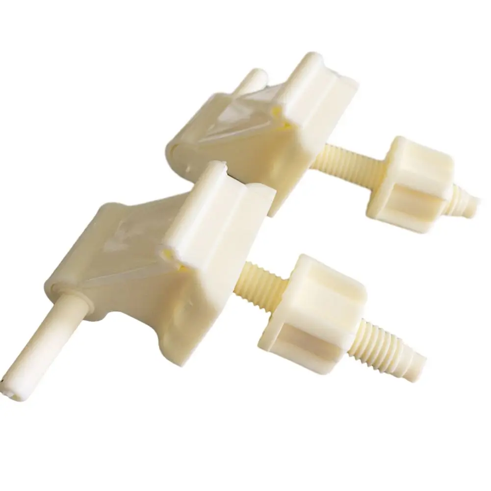 액세서리 변기 경첩 1 세트 플라스틱 교체 키트 세트 나사 및 너트 너비 4cm 변기 용 고품질