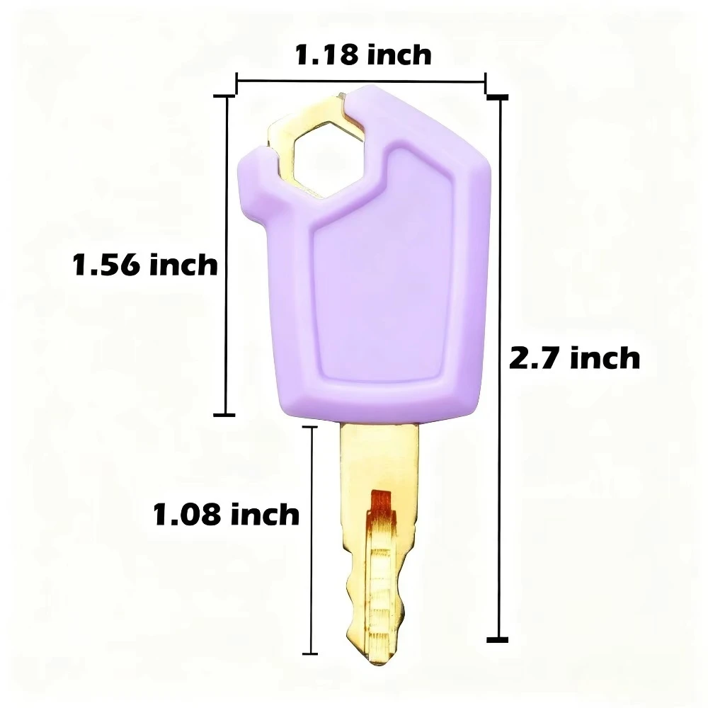 2/5/10/30 قطع 5P8500 لمفتاح الحفارة بداية جديدة مفتاح الإشعال الأرجواني CA E305.5 307 313 320D2GC