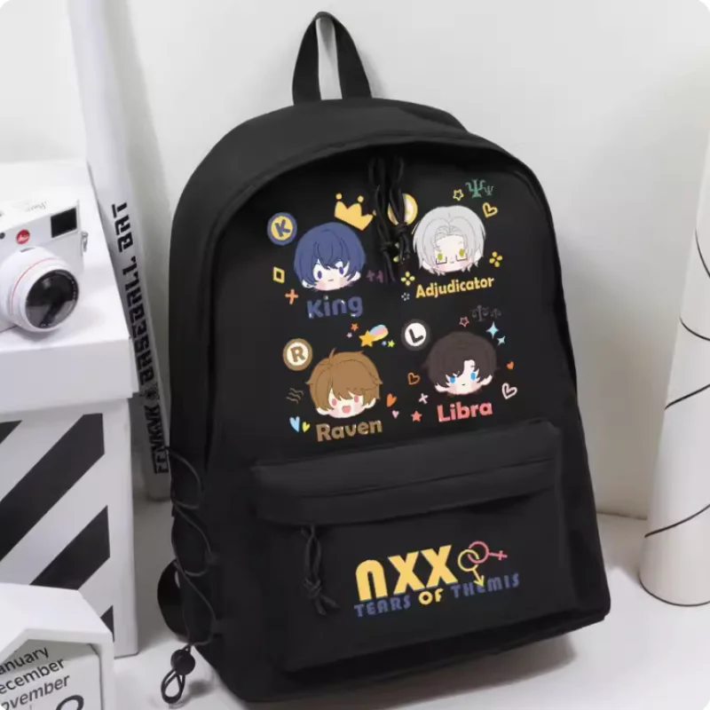 

Anime Tears Of Themis King Libra Raven Cartoon Bag Women Man Fashion Leisure Teenagers Student Backpack Handbag B144