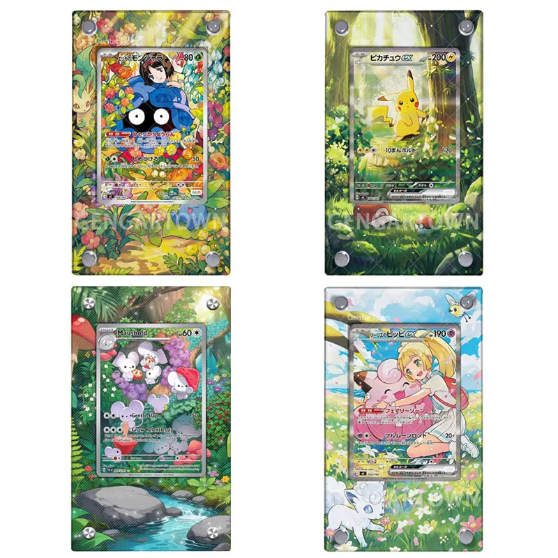 

Карманный Monster Tangela, подставка для карт, аниме, классический PTCG Lillie Clefairy, игровая коллекция карт, фоторамка, кирпич, игрушка «сделай сам»