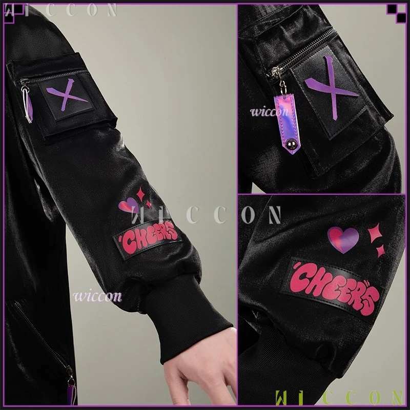 أزياء الهالوين الافتراضية Nijisanji Minase Soku الجديدة أزياء تنكرية على طراز الرسوم المتحركة ملابس حفلات الكرنفال للبالغين