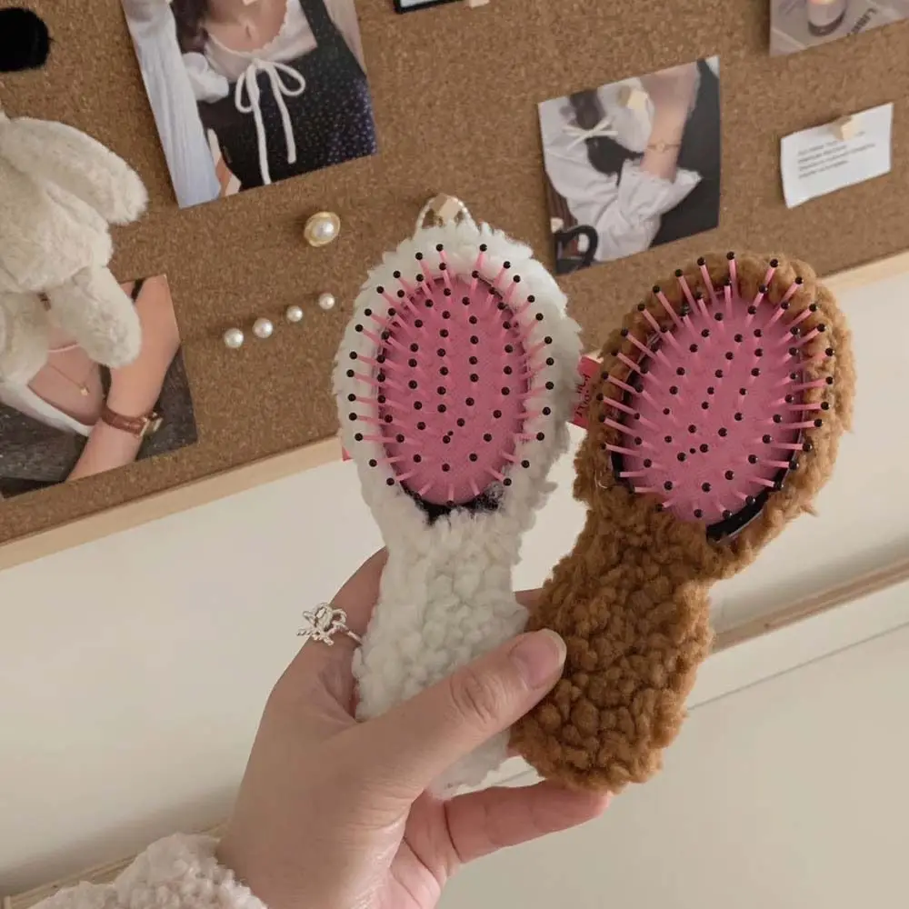 Hair Accessories Plush Airbag Comb Scalp Massage Hairdressing Plush Massage Hair Brush Anti Static Anti-hair Loss