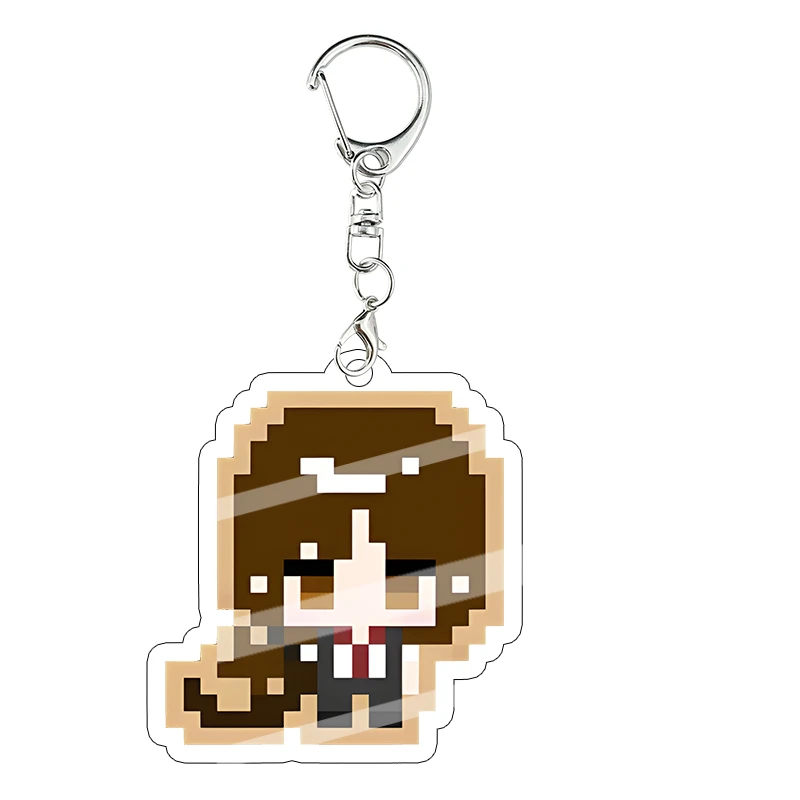 Limbus Company Ryoshu Meursault Acrylic Keychain Pendant Anime Cartoon Decoration Accessories School Bag Girls Birthday Gift view 3
