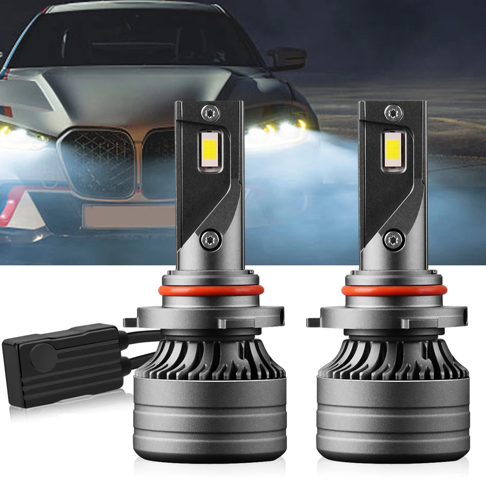 

CSP Mini LED Car Headlight Bulbs 9005/Hb3 9006/Hb4 Hi/Lo Beam 6000K White Light Led Canbus 300W 30000LM 12V 24V Auto Fog Light