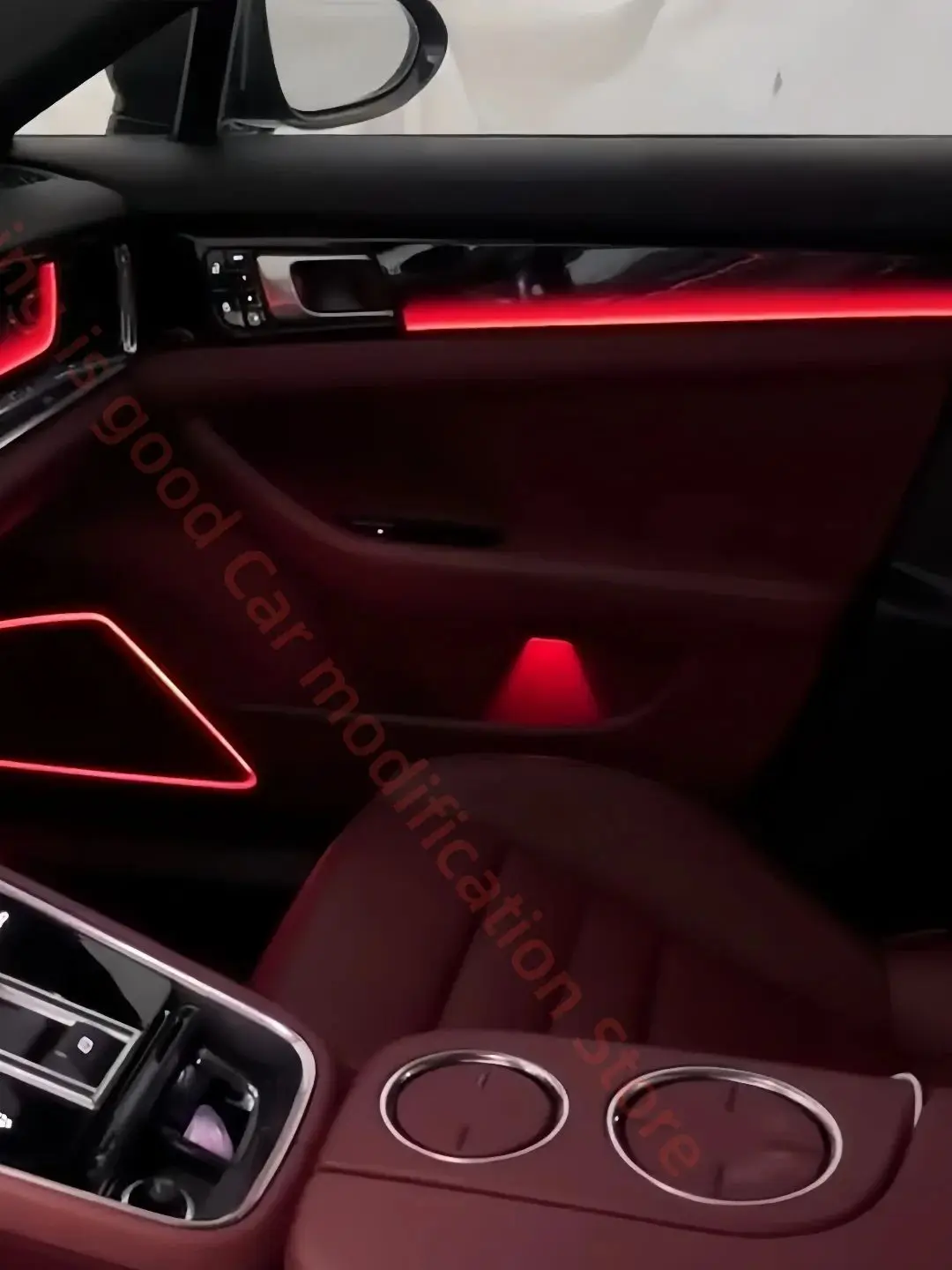 Ambienteverlichting voor Porsche Panamera 2017-2023 Sfeerverlichting Auto-interieurverlichting upgrade auto-accessoires Lichtgevende afdekplaat - afbeelding 2