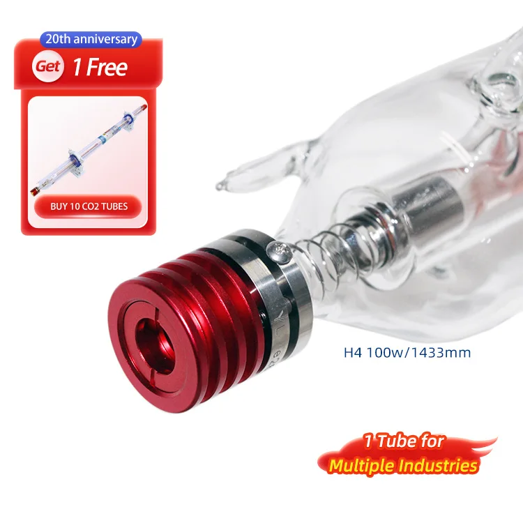 

Yongli 100W 130W CO2 Laser Tube Buy 1 Get 1 Free Equipment Accessories Metal Processing Cutting Machine