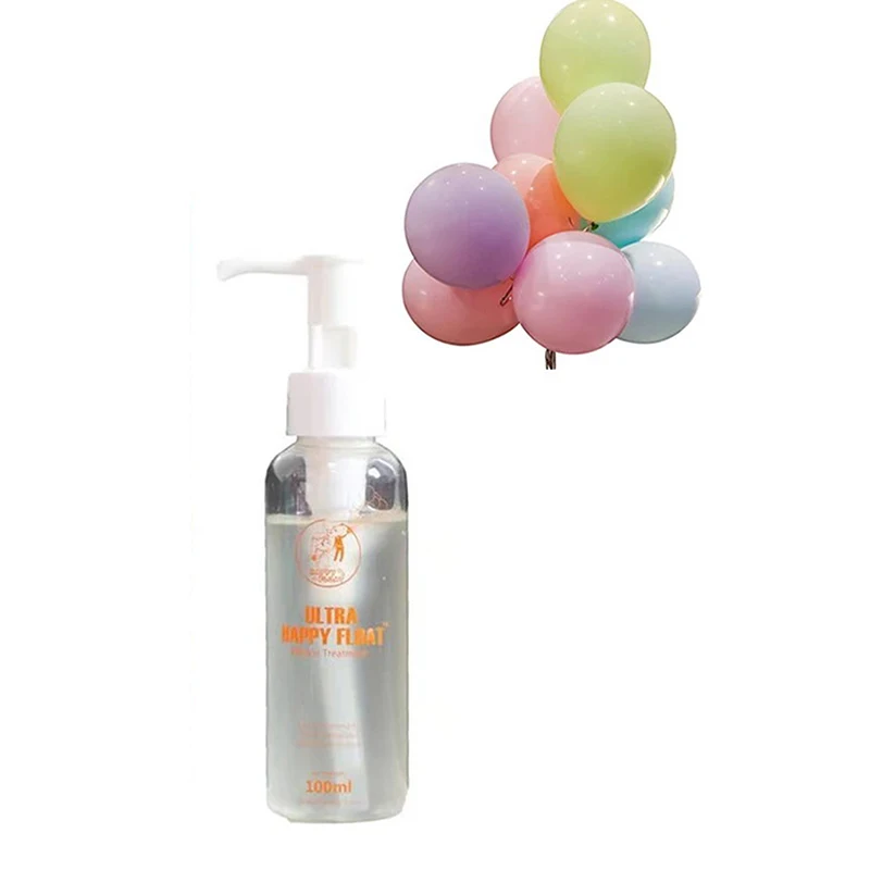 Globos de helio no corrosivos con bomba, 100ml, respetuosos con el medio ambiente, Líquido Protector, prolonga el tiempo de flotación