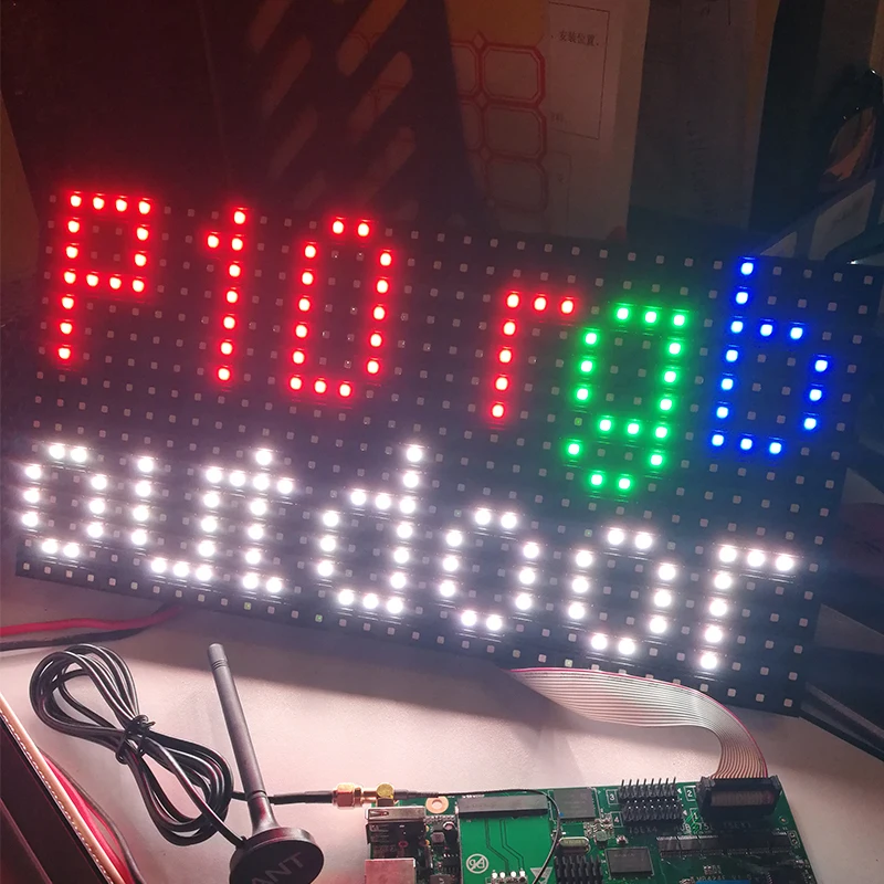 P10 SMD3535 1/4Scan RGB Full Color LED Panel Module Dispaly for Outside Advertising Video Wall