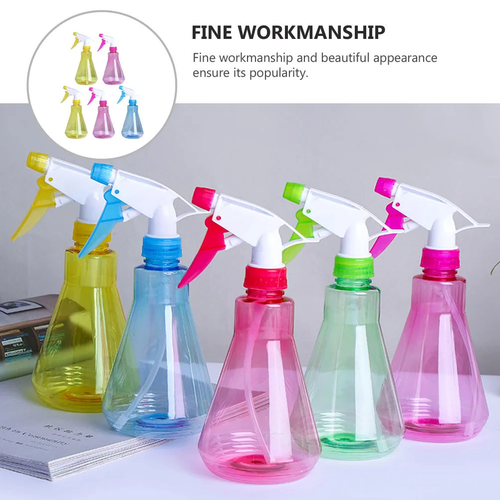 

Portable Plastic Sprayer 5pcs Sturdy Garden Watering Spray Bottle Multipurpose Cleaning Liquid Sprayer With Rational Design