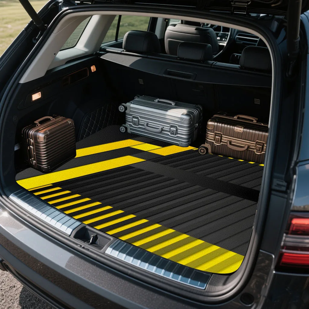1 High-quality Printed Car Trunk Mat With An Exquisite And Unique Design. This Cargo Mat Is Machine Washable And Provides Excell