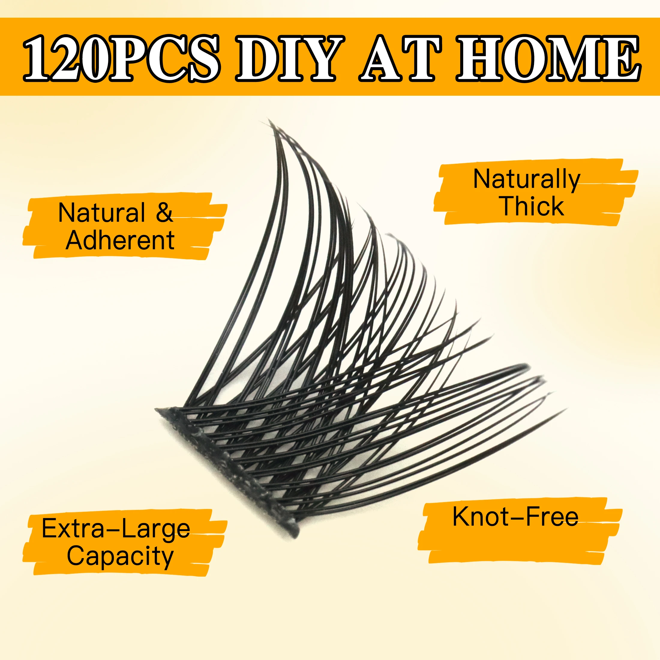 Zestaw do samodzielnego nakładania rzęs do cosplayu, naturalne, delikatne sztuczne rzęsy z klejem i pęsetą, narzędzia do przedłużania rzęs DIY, motyw kłosów pszenicy