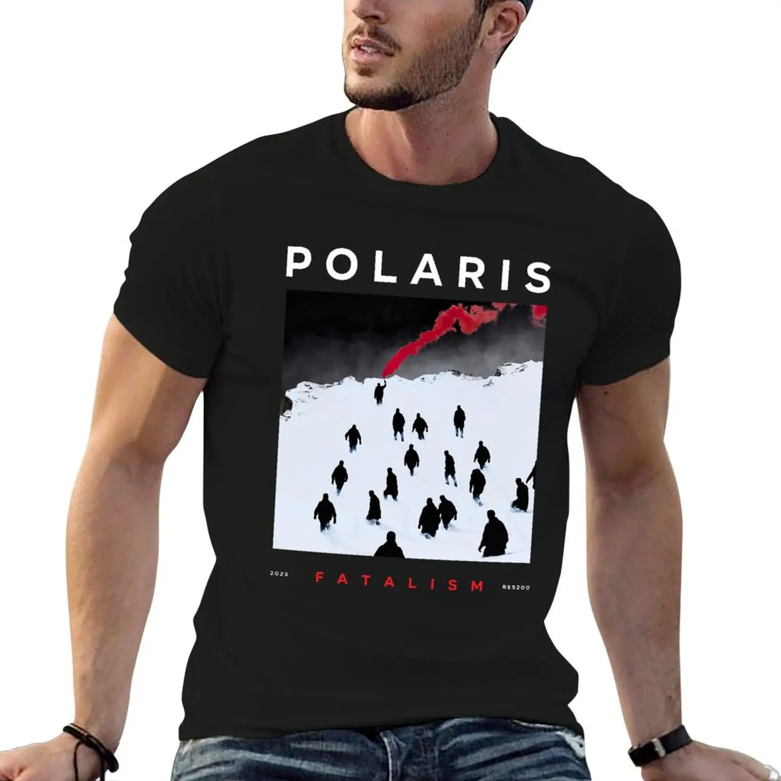 Polaris Merch Fatalism T-Shirt funny shirt cotton tops workout shirts for men