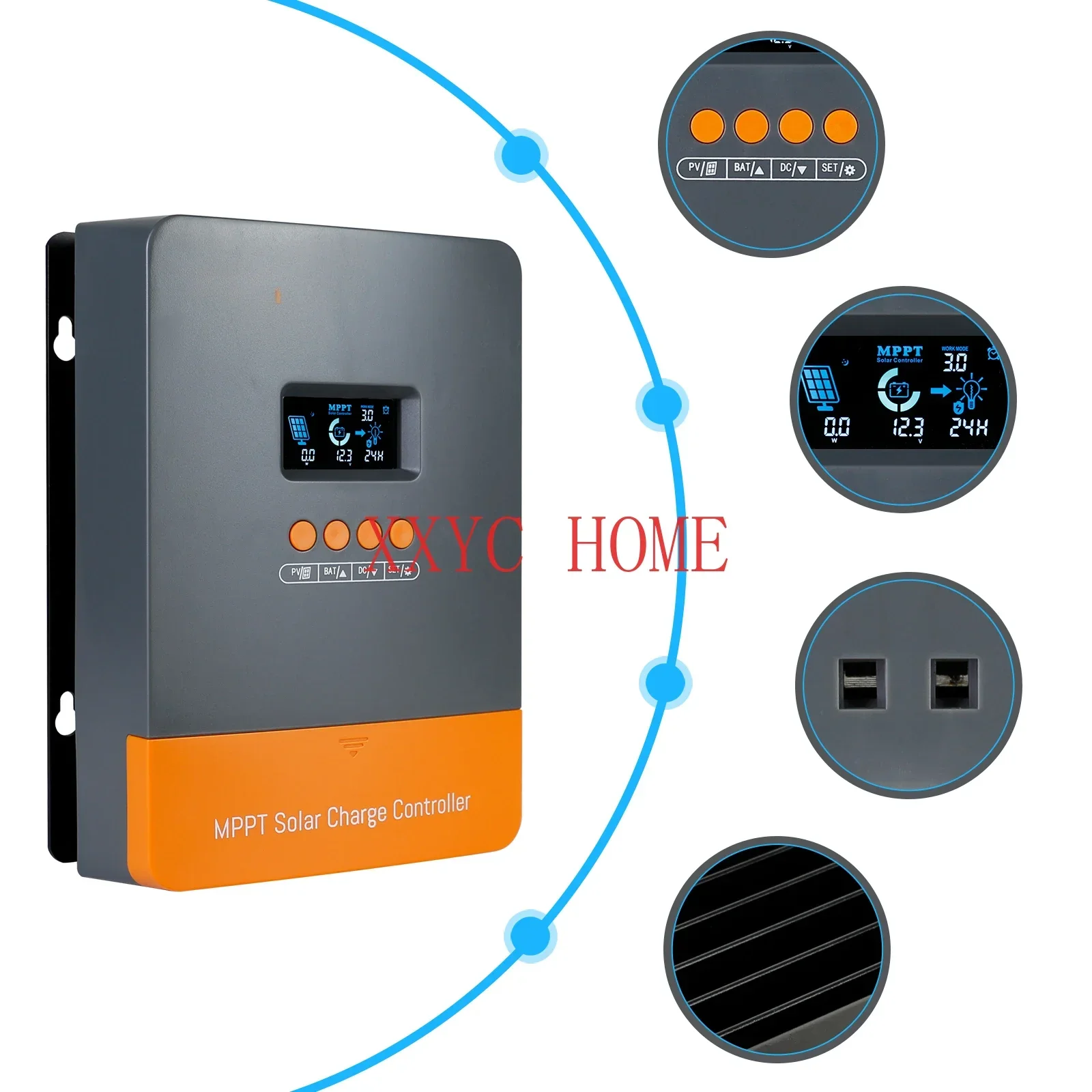 

Прямая продажа, высокое качество, 60 А, 12 В, 24 В, 36 В, 48 В, максимальный вход PV, 150 в, гибридный солнечный инвертор MPPT