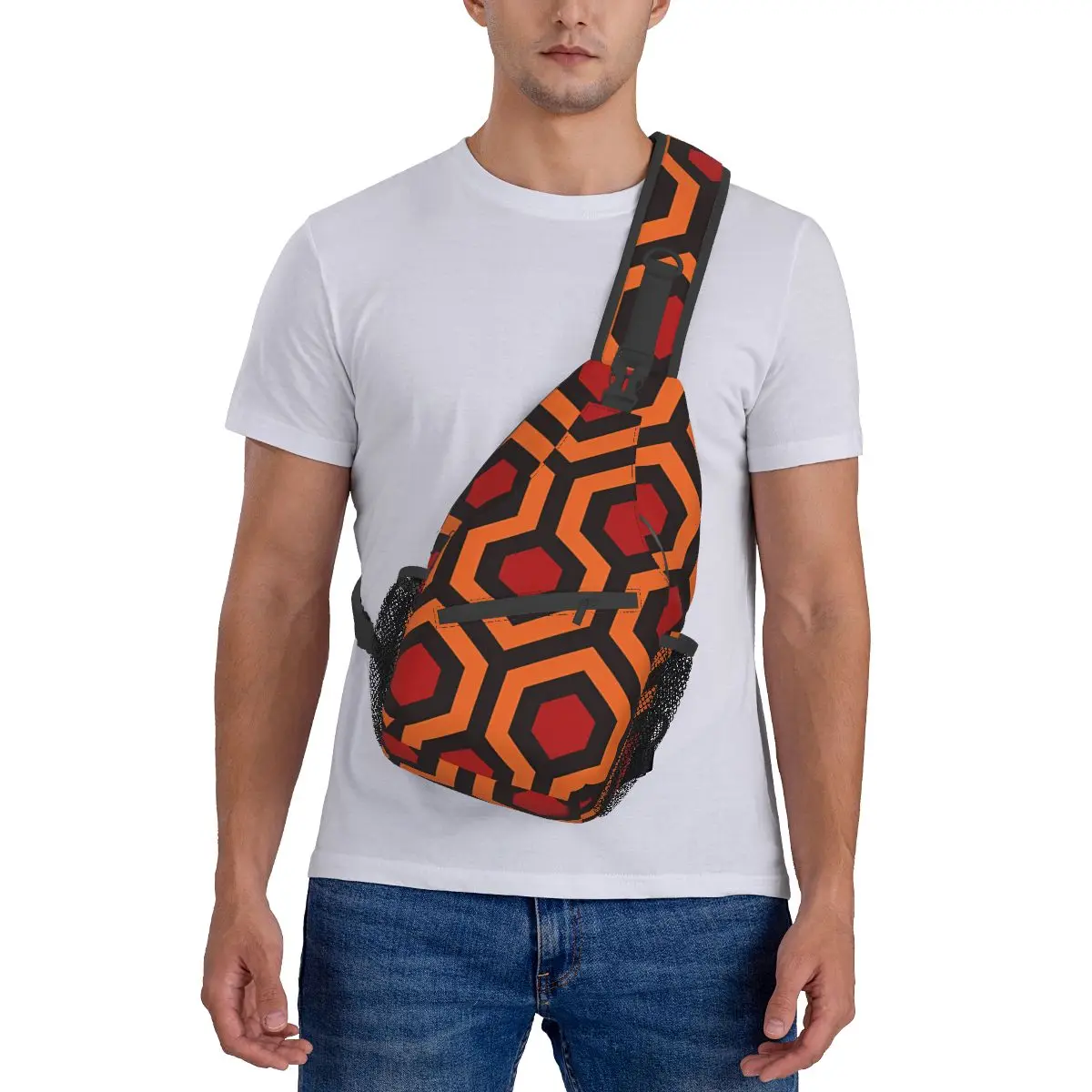 Overlook Hotel Cross body Brusttaschen Geometrie Muster Taschen Travel Pack Messenger Sport Teenager Umhängetasche Unisex