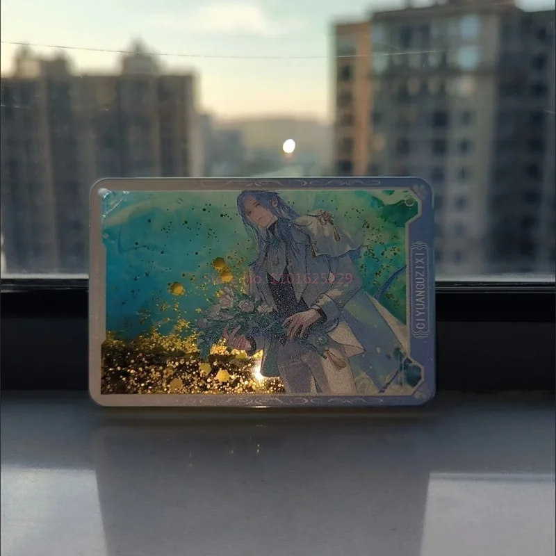 Douluo Continent Soul Land Anime Figuur Tang Drie Tang San Badge & Zand - Vloeiende Ornament Tas Hanger Speelgoed Fans Geschenken