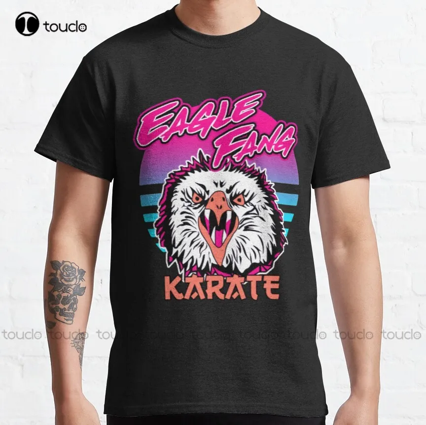 Cobra Kai Eagle Fang Karate - Cobra Kai 80S Classic T-Shirt Black Tshirt Fashion Creative Leisure Funny Harajuku T Shirt Xs-5Xl