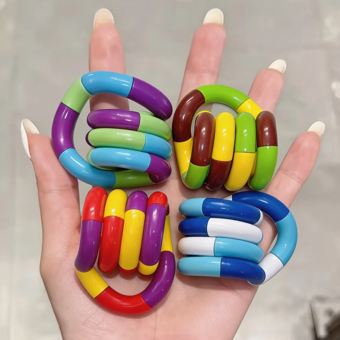 Deformable Twist Rope Fidget Toy Flexible Bendable Knot Stress Relief Toy For Kids Adults Party Fidget Gift Antiestrés Juguetes