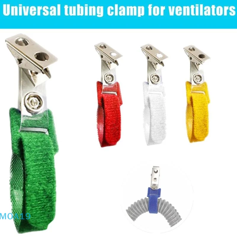 

1Pcs CPAP Hose Holder Clip Oxygen Tube Holder Pipeline Fixing Strap Clamp Anti Winding Ventilator Pipeline Bracket Hose Clamp