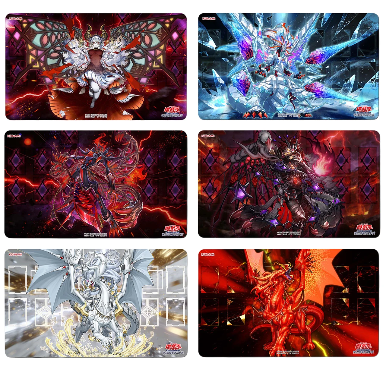 

Yu-Gi-Oh! Despia Theater of The Branded OCG TCG 2mmStitched Edge Trading Card Playmat Despian Luluwalilith Rubber Board Game Mat