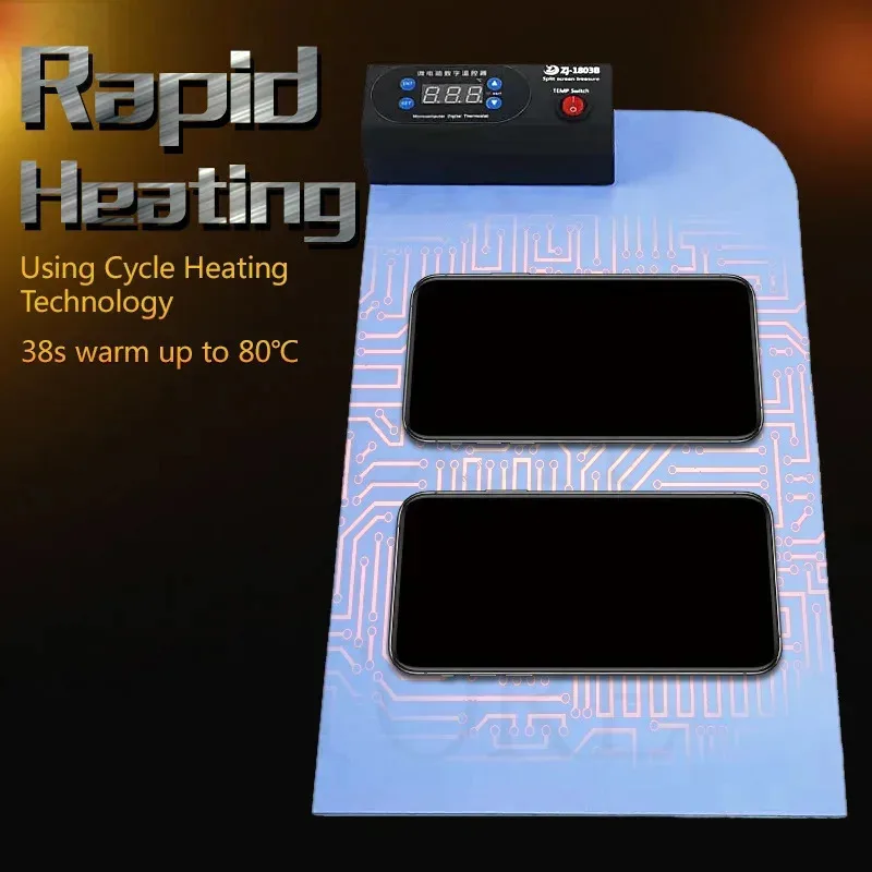 ZJ-1803B Heating Pad Compatible With LED Dust Detection Lamp Heat Plate For IPad Mini Phone Smartphone