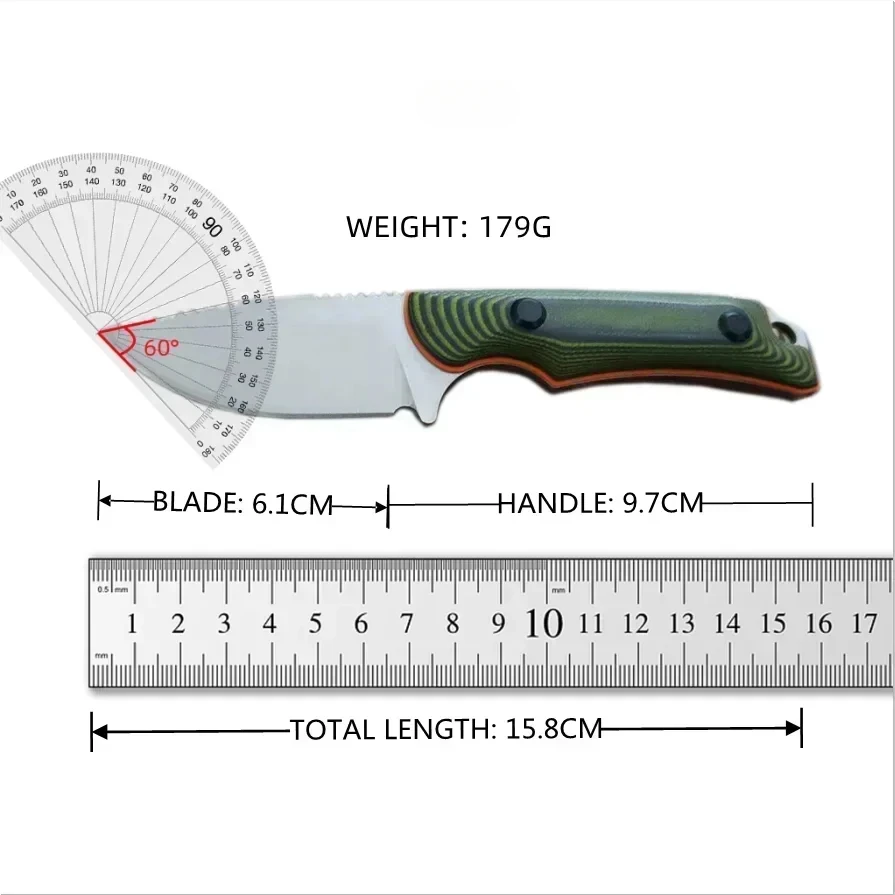 3 Styles BM 15002 15017 Fixed Blade Knife S30V Blade G10/Wood Handles Hidden Canyon Hunter Pocket Tactical EDC Military Knives