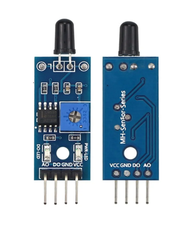 Flame Detection Sensor Module Infrared 3/4 Wire DC 3.3V-5V