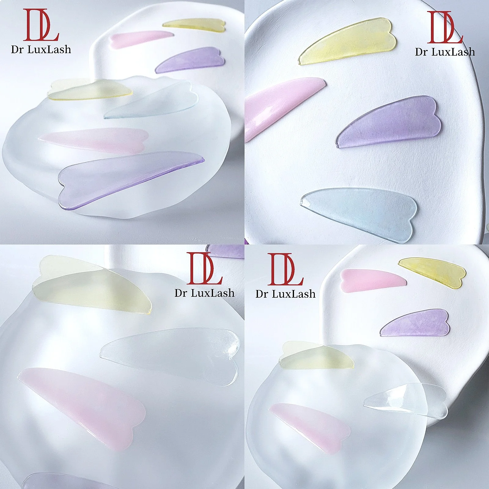 Ultra-Thin Silicone Lash Lift Shield Reusable Eyelash Perming & Curling Lash Lift Pads Rods with Soft and Sticky Material