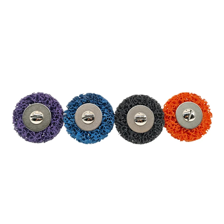 60MM  Abrasive Wheel Diamond Grinding Polishing Disc 4Pcs Coral Disc Poly Strip for Paint Rust Remove Angle Grinder Clean Remove