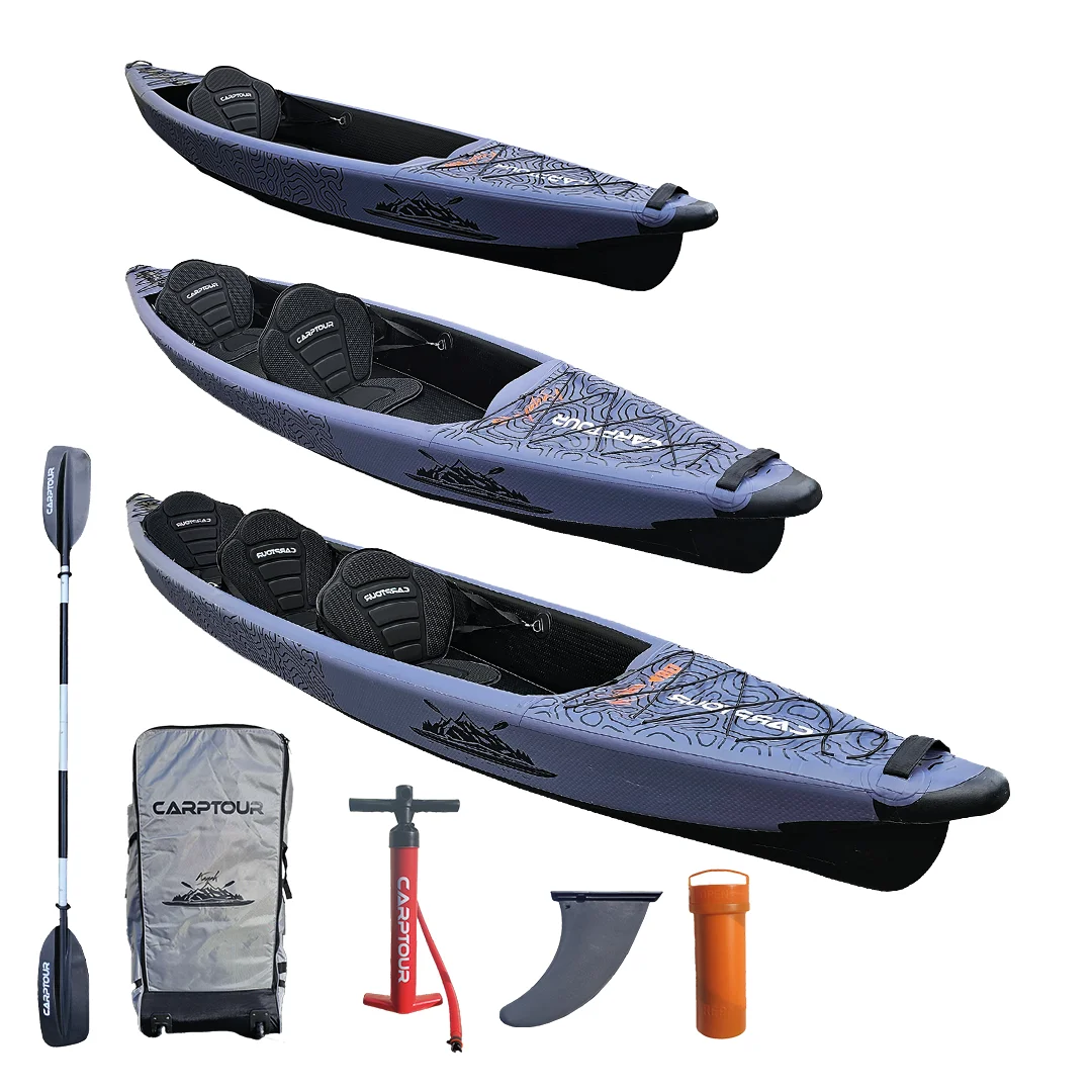 Fishing Kayak Pvc Inflatable Kayaks Sit on Top Fishing Plastic Boat Single Canoe Kayak