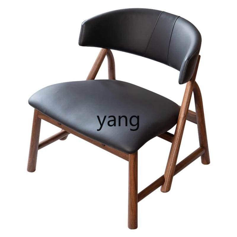 

YHM solid wood leisure chair single sofa simple and comfortable