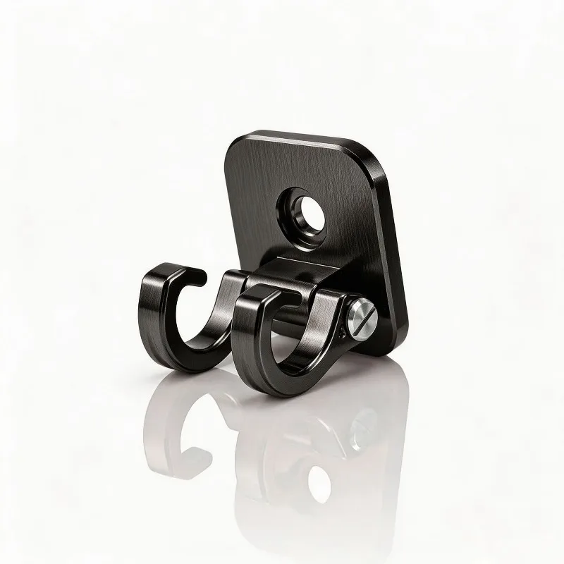 1pcs Multifunctional Folding Double Hook  Motorcycle Modification CNC Aluminum Alloy Hook Multi-color Optional