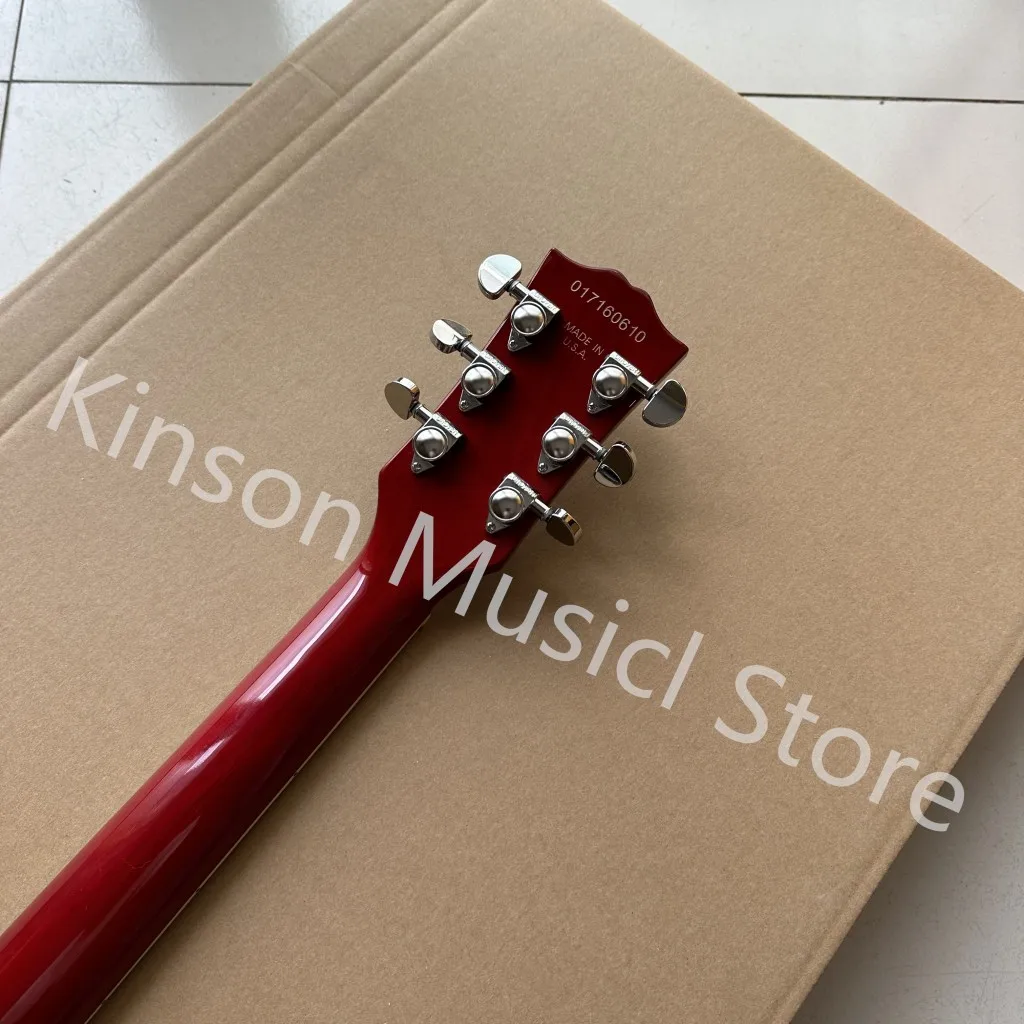 High quality  Red Electric Guitar,Mahogany body,Chrome Hardware,in stock,