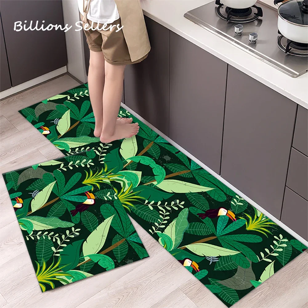 Long Kitchen Carpet for Floor Home Entrance Doormat Bedroom Living Room Decor Bedside Rug Hallway Balcony Bathroom Anti-Slip Mat