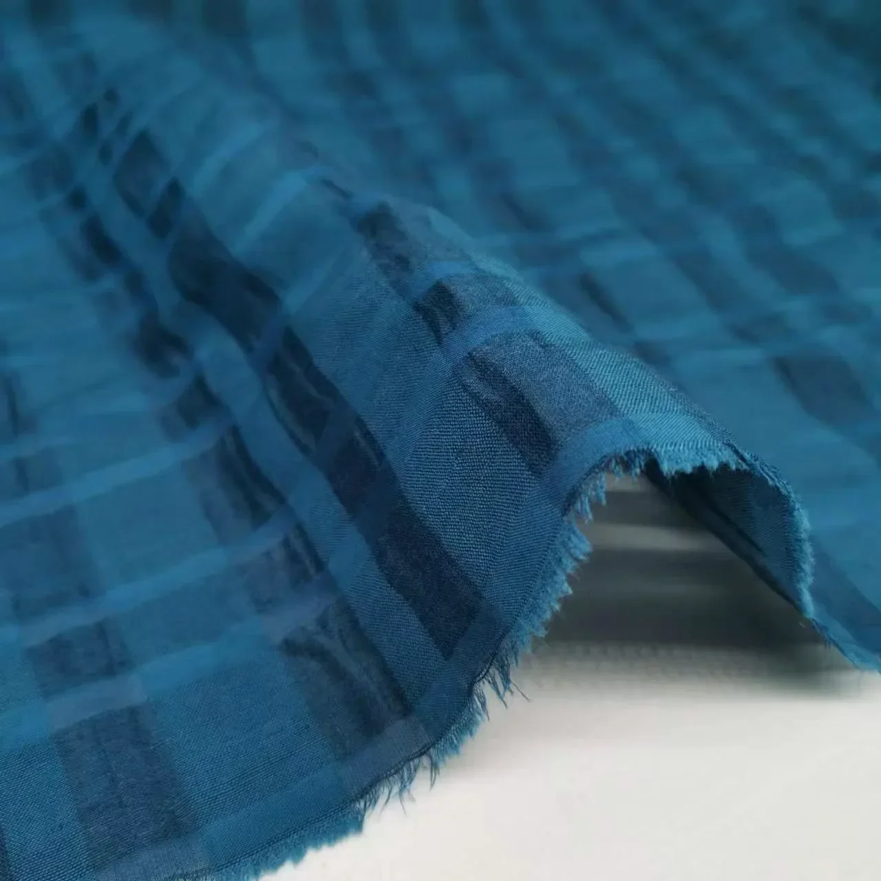 

14mm Jacquard Silk Cotton Fabric Mulberry Soie Breathable DIY Clothing Sewing Material