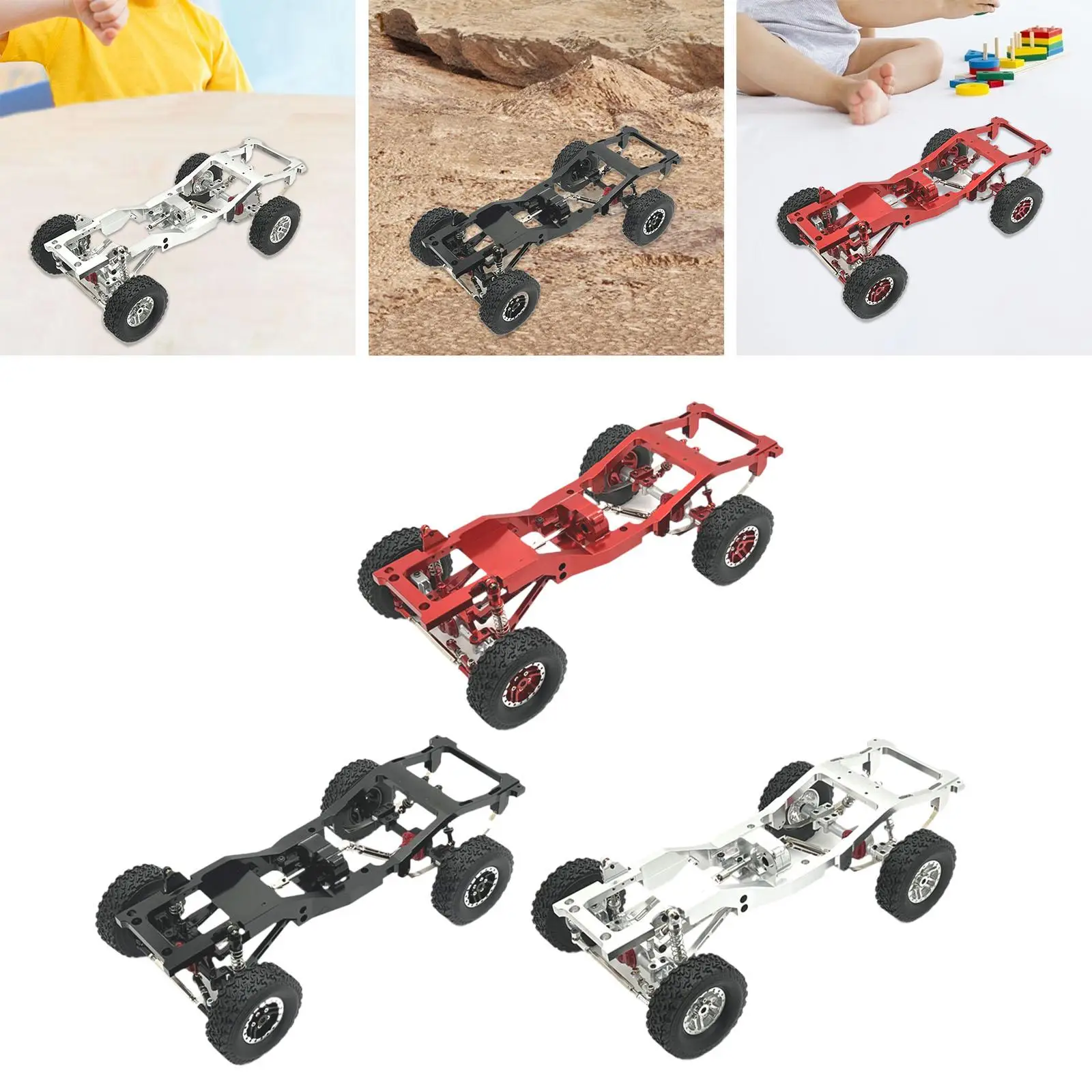 1/12 RC Car Parts Vehicle Parts Spare Mold Car Chassis Assembling DIY Accs