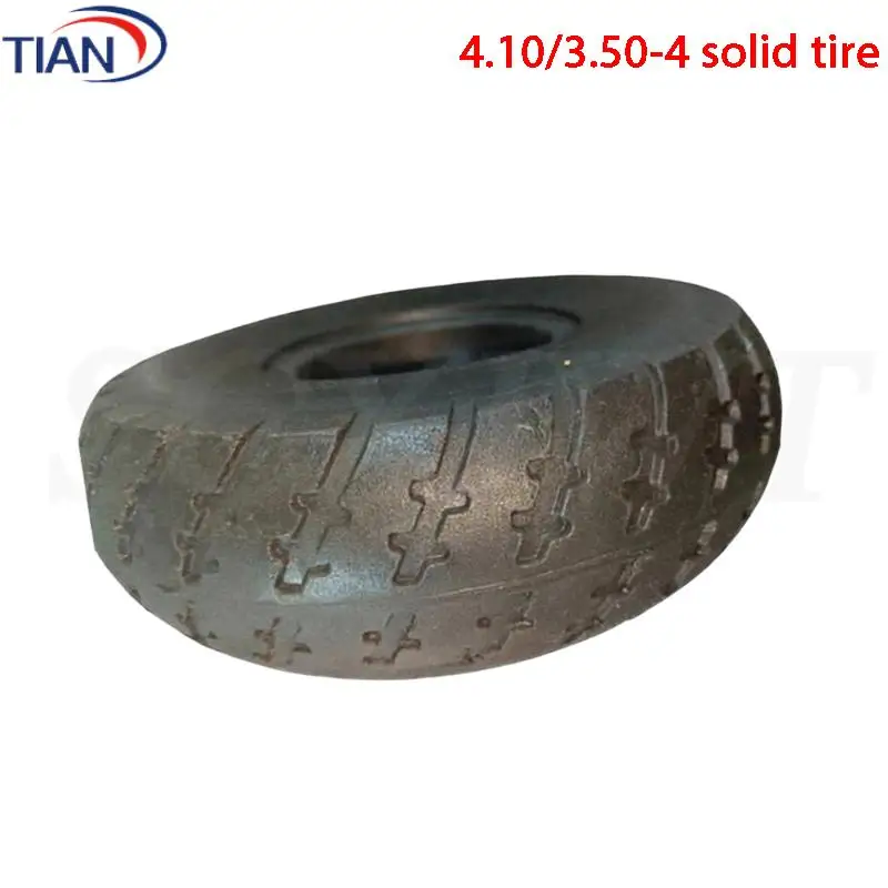 

Electric scooter solid tires 10 inch, flat-proof non-pneumatic wheel replacements in size 4.10/3.50-4