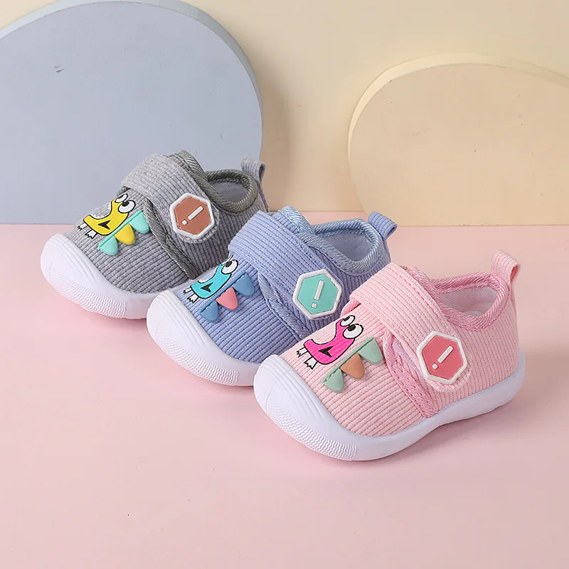 Zapatos de suela suave para bebé, Zapatillas de lona para niño y niña de 0 a 2 años, novedad de otoño