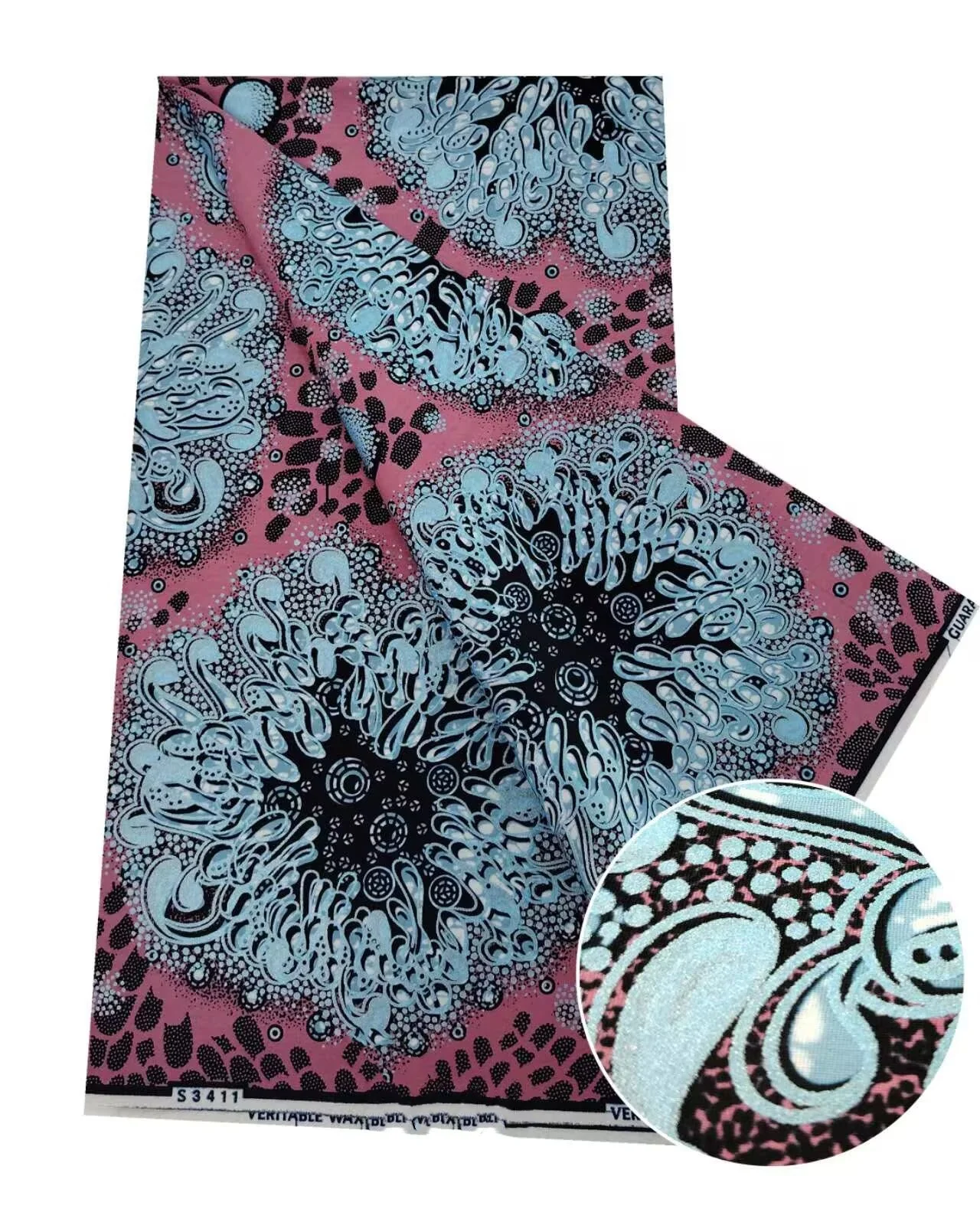 2025 New desigh African Fabrics Nigeria golden Wax Print High Quality African Wax with Golden Fabrics For Patchwor HS5