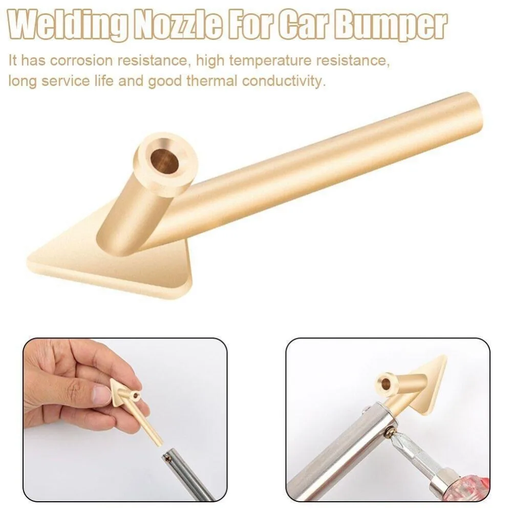 Punte di ricambio per paraurti automatico portatile Saldatura di plastica Punta per saldatore elettrico Punta per saldatore in ferro da 80 Watt