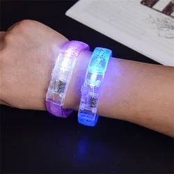 1Pcs Night LED Battery Light-emitting Bracelet Entertainment Cheering Props Running Luminous Bracelet Bar Party Luminous Props