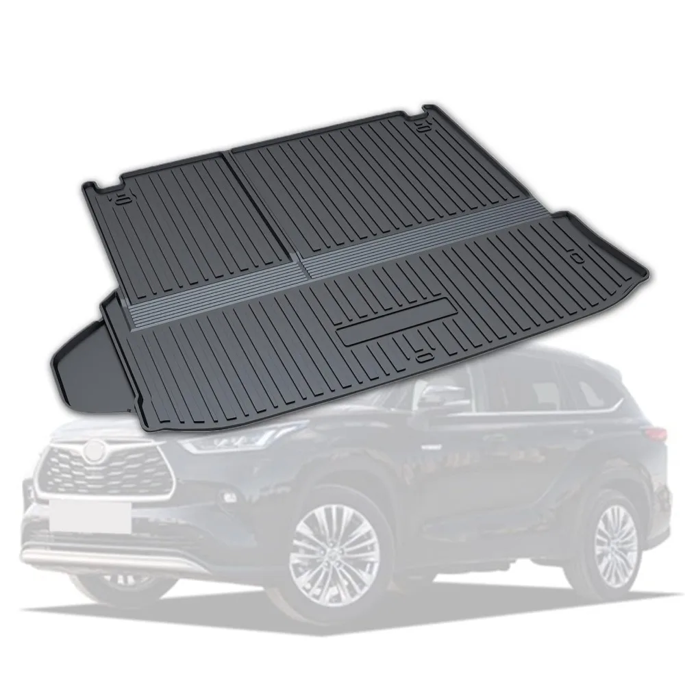 

Car Cargo Liner Custom Trunk Mats All Weather Trunk Liner Tray 3D Cargo Mats Floor Liners for Toyota Highlander 2020-2024