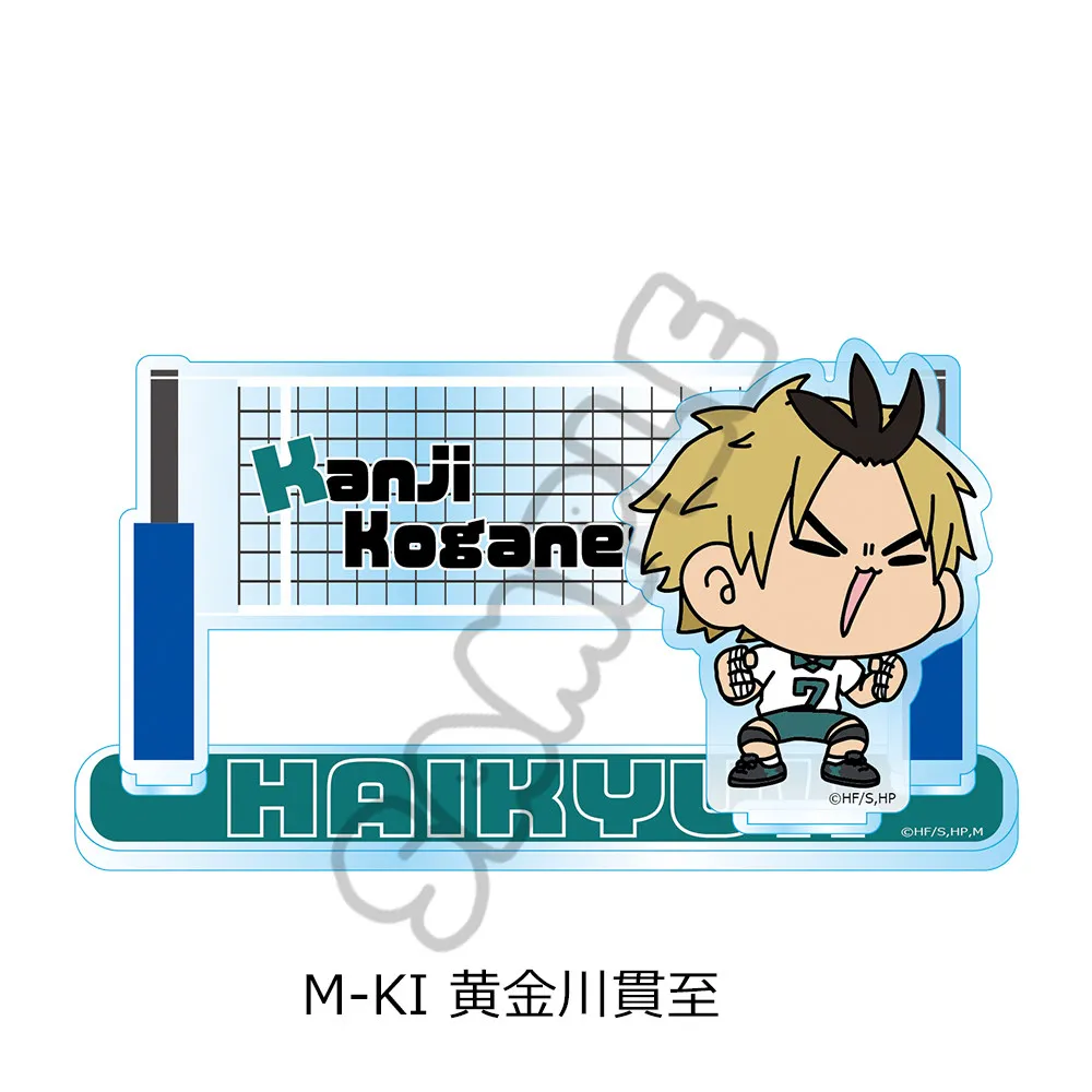 Anime Haikyuu!! Youth Volleyball Competition Character 10cm Double Plug Large Acrylic Stand Carnival Holiday Gift keychain