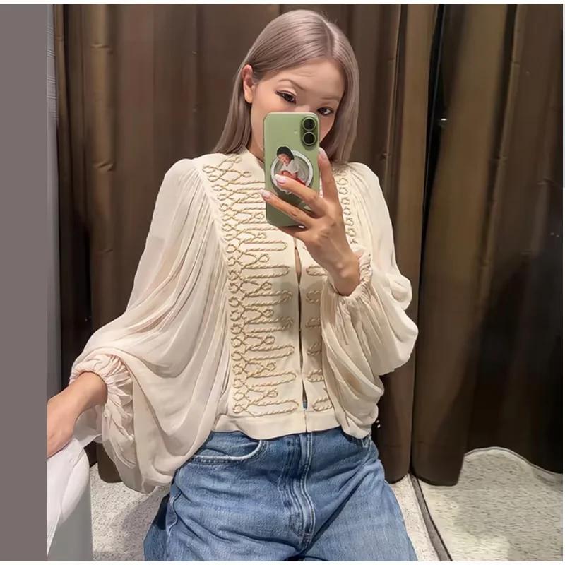 Aurelia Embroidered Statement Blouse S76ce7c7c9c0d4deaa593dc0743774ce9f