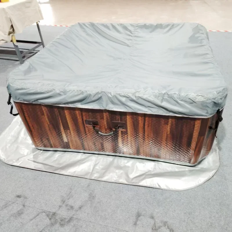 Wholesale Inflatable Hot Tub Spa Tub Home Outdoor Inflatable Jacuzzi with Heater Air Massage for 6 Person