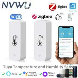 Tuya Smart temperatuur- en vochtigheidssensor APP externe monitor voor Smart Home SmartLife Werk met Alexa Google Assistant WiFi