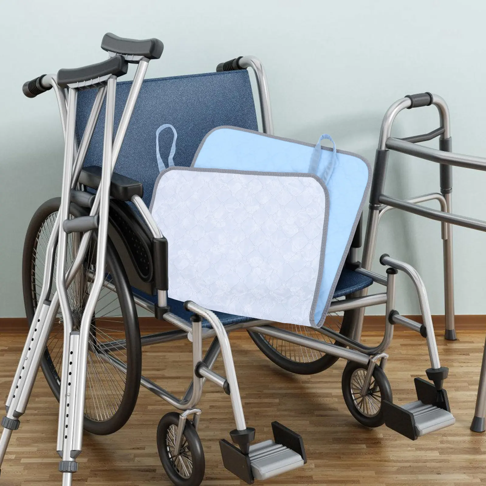 

Absorbent Wheelchair Cushion for Adults Leak- -Bottom Seat Pad for Extended Sitting Comfort in Wheelchairs and Office