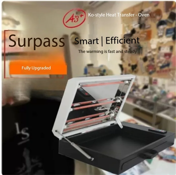 A3 DTF Film Oven PET  Curing Device Hot Melt Powder Oven Direct To  T Shirt Transfer Printing DTF Printer Film Dryer