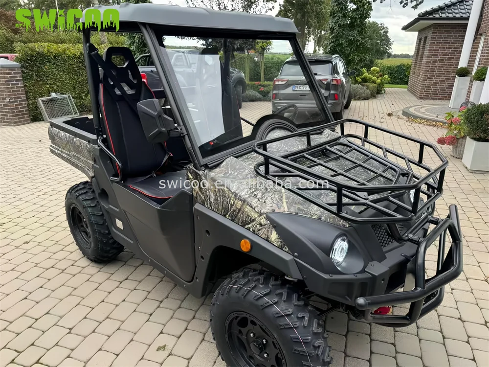 EEC UTV With Truck Bed 5000W Electric Outdoor Quad Bike Off-Road Vehicles With 2 Seater Universal UTV