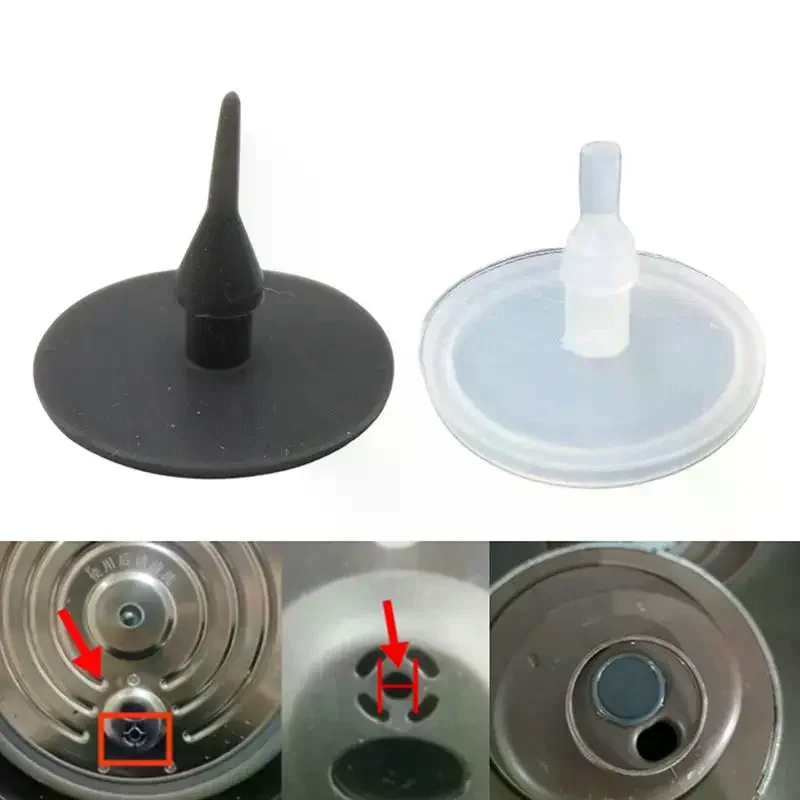 2/5/10pcs Food Grade Silicone Rice Cooker Steam Valve Leak Proof Universal Silicone Gasket Home Kitchen Replacement Parts
